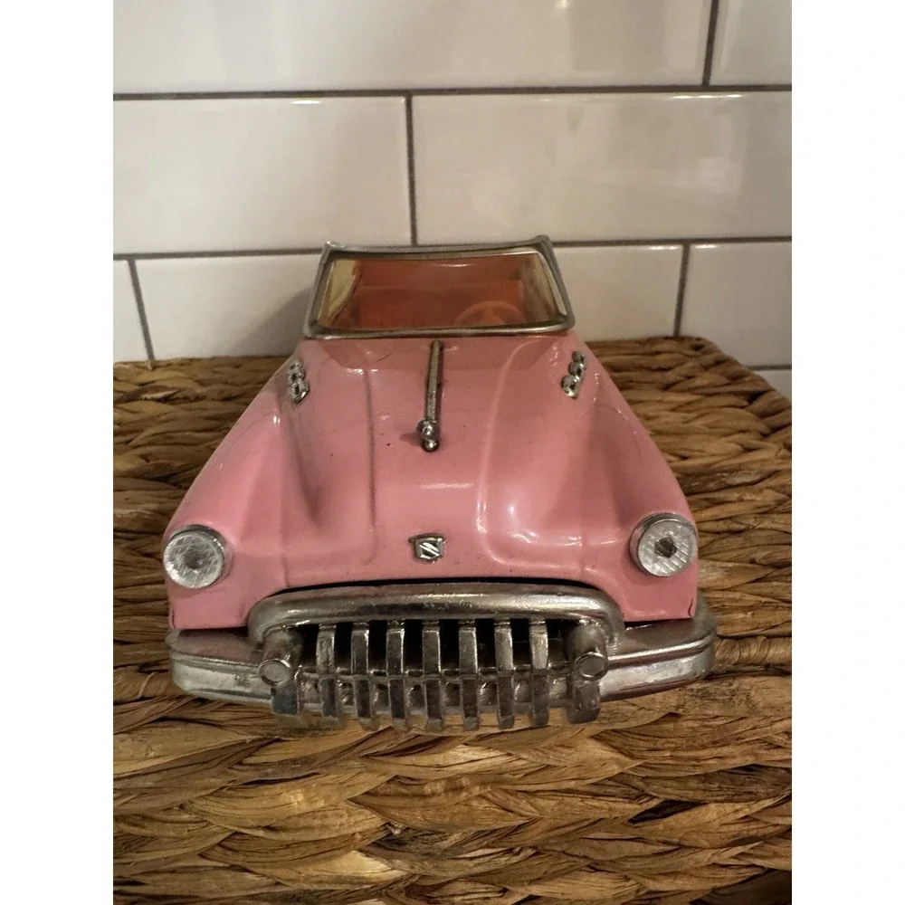 1989 TYCO DIXIE'S‎ DINER 50's STYLE CONVERTIBLE BUICK CAR PINK #1750